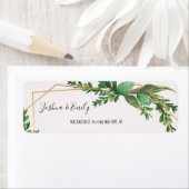 緑結婚の服 ラベル (インサイチュ)