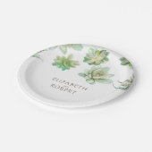 緑結婚肉 ペーパープレート (アングル)