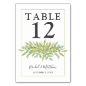 緑結婚色 テーブルナンバー (裏面)