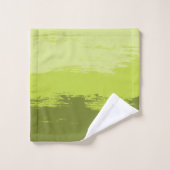 緑絵を描 – タオルセット (ウォッシュタオル)