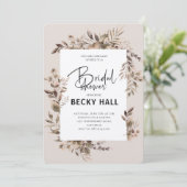緑縁どのブライダルシャワー招待 招待状 (スタンド正面)