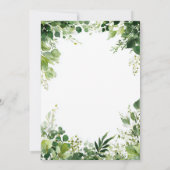 緑縁ど結婚枝 招待状 (裏面)