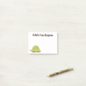 緑色おもしろいのディメトロマン ポストイット (デスク上)