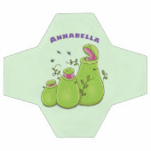 緑色おもしろいの肉食性水手植物 サッカーボール (フラット)