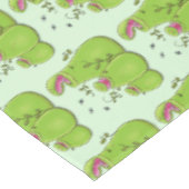 緑色おもしろいの肉食性水手植物 テーブルクロス (アングル)