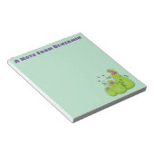 緑色おもしろいの肉食性水手植物 ノートパッド (アングル)