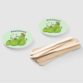 緑色おもしろいの肉食性水手植物 ハンドファン (組立なし)