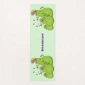 緑色おもしろいの肉食性水手植物 ヨガマット (正面)