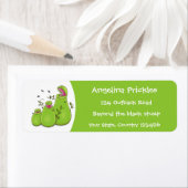 緑色おもしろいの肉食性水手植物 ラベル (インサイチュ)