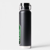 緑色おもしろいビールボトルパーソナライズされた水瓶 ウォーターボトル (背面)