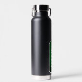 緑色おもしろいビールボトルパーソナライズされた水瓶 ウォーターボトル (正面)