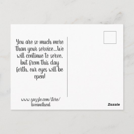 緑色お洒落の目を持つ黒猫ヒョウ ポストカード (裏面)