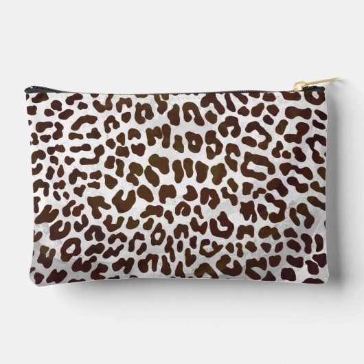 緑色と白色の牛のパターン アクセサリーポーチ (裏面)