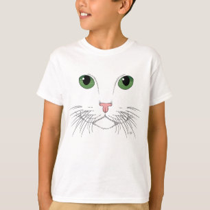 緑色のアイドキャットTシャツ Tシャツ