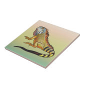 緑色のイグアナ タイル (側面)