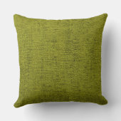 緑色のエレガントキャンバスの外観 クッション (裏面)