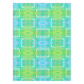 緑色のグラフィックパターンテーブルクロス テーブルクロス (正面)