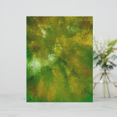 緑色のグランジテクスチャ切り抜き紙 (スタンド正面)