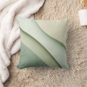 緑色のシェードの湾曲した型枠と文字宇宙 クッション (ブランケット)