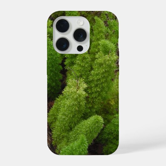 緑色のシダ茎 iPhoneケース (裏面)
