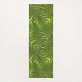 緑色のシダ ヨガマット (裏面)