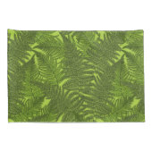 緑色のシダ 枕カバー (裏面-右)