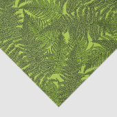 緑色のシダ 薄葉紙 (詳細)