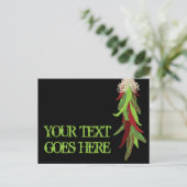 緑色のチリピーマン ポストカード (スタンド正面)