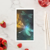 緑色のトンボ飛行 (インサイチュ)