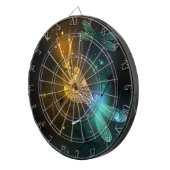 緑色のトンボ飛行 ダーツボード (正面右)