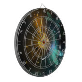 緑色のトンボ飛行 ダーツボード (正面左)