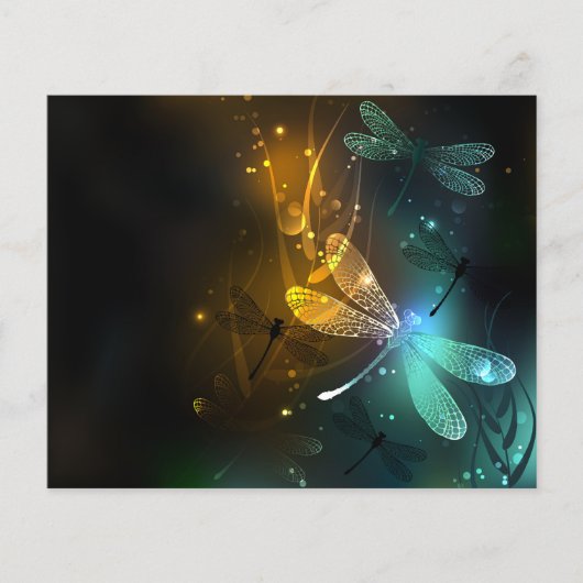 緑色のトンボ飛行 チラシ (正面)