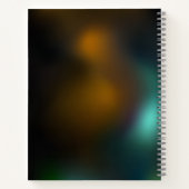 緑色のトンボ飛行 ノートブック (裏面)