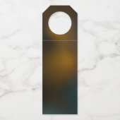 緑色のトンボ飛行 ボトルネックタグ (裏面)