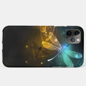 緑色のトンボ飛行 Case-Mate iPhoneケース (裏面(横))