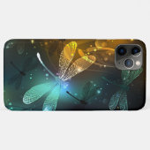 緑色のトンボ飛行 Case-Mate iPhoneケース (裏面(横))