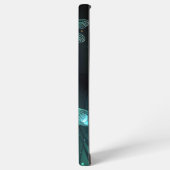 緑色のトンボ飛行 SAMSUNG GALAXYケース (左側面)