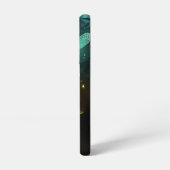 緑色のトンボ飛行 SAMSUNG GALAXYケース (左側面)