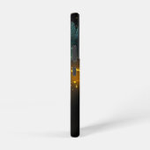 緑色のトンボ飛行 SAMSUNG GALAXYケース (右側面)