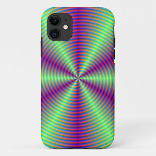 緑色のビームで旋回 Case-Mate iPhoneケース (裏面)