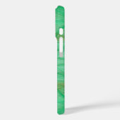 緑色のフラクタル電話ケース Case-Mate iPhoneケース (裏面 / 左)