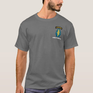 緑色のベレー帽-特殊部隊 Tシャツ