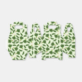 緑色のホウレンソウ葉のパターン フェイバーボックス (折り畳みなし)