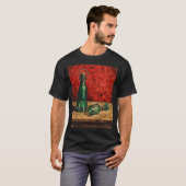 緑色のボトル Tシャツ (正面フル)