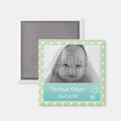 緑色のマグネット マグネット (正面/裏面)