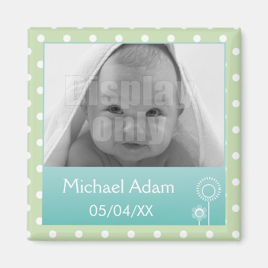 緑色のマグネット マグネット (正面)