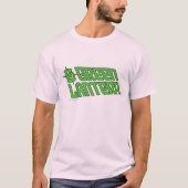 緑色のランタンロゴが傾いている Tシャツ (正面)