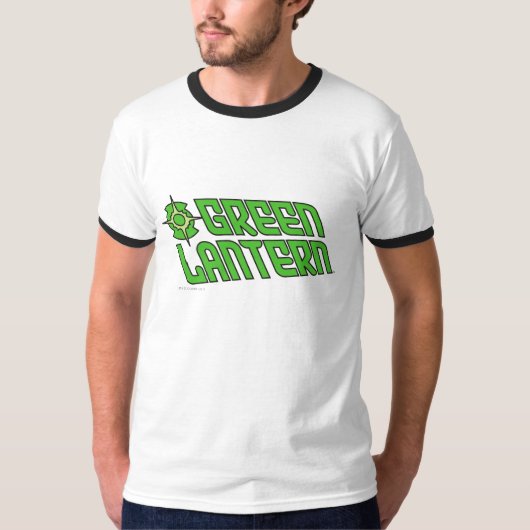 緑色のランタンロゴが傾いている Tシャツ (正面)