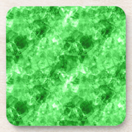 緑色の丸いテクスチャ コースター