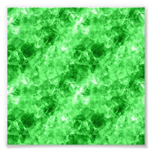 緑色の丸いテクスチャ フォトプリント            (正面)